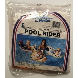 Vintage 1991 Intex The Wet Set Tiger Baby‎ Toddler Float New